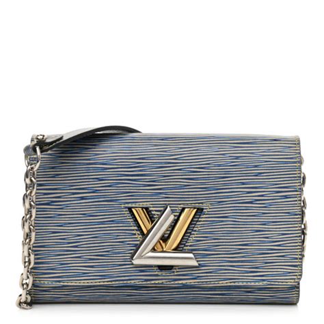 louis vuitton twist epi denim chain bag